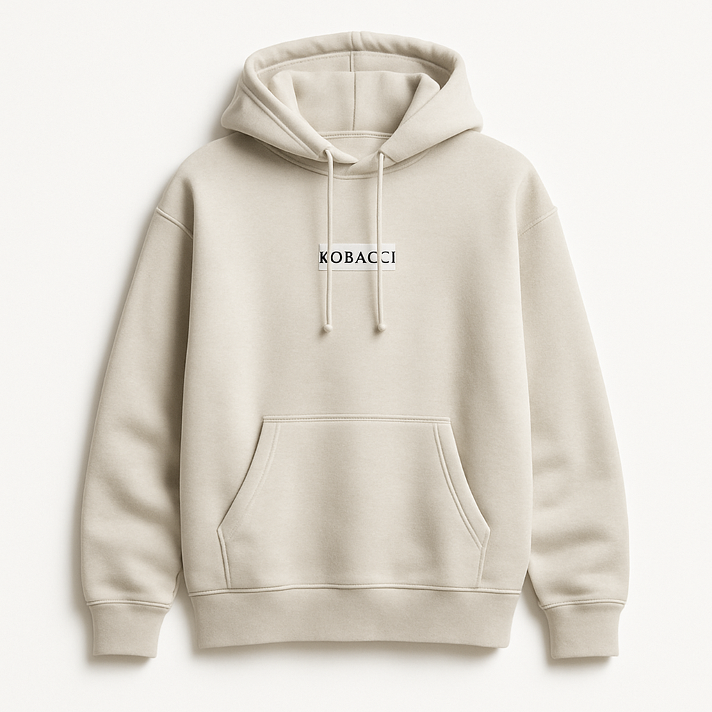 Kobacci Clean Essential Hoodie – Modern Oversized Streetwear
